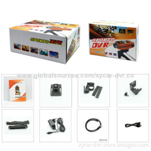 FHD 1080P 30fps night vision camera with H.264 format and built-in micro phone/speaker